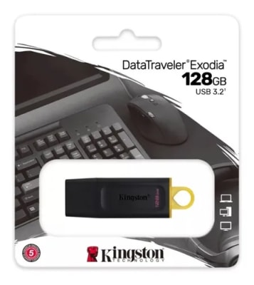 PENDRIVE 128GB KINGSTON EXODIA 3.2 PENDRIVE 128GB KINGSTON EXODIA 3.2