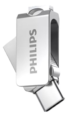 PENDRIVE PHILIPS 2 en 1 TYPE C 3.2 (128GB)