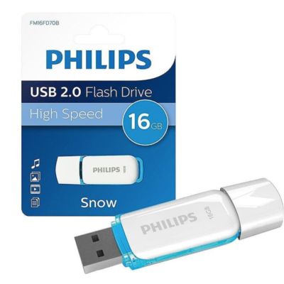 PENDRIVE 16GB PHILIPS USB 2.0 SNOW PENDRIVE 16GB PHILIPS USB 2.0 SNOW