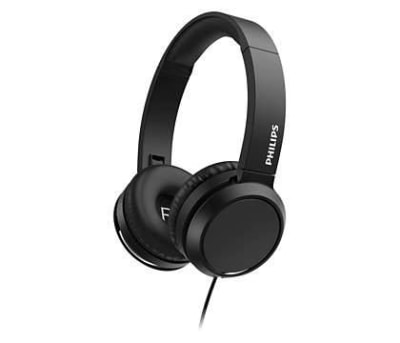 AUDIFONO PHILIPS OVER EAR ALAMBRICO MANOS LIBRES NEGRO TAH4105