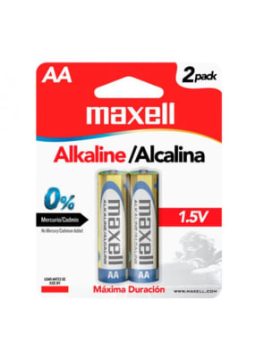 PILA ALKALINA MAXELL AA X2