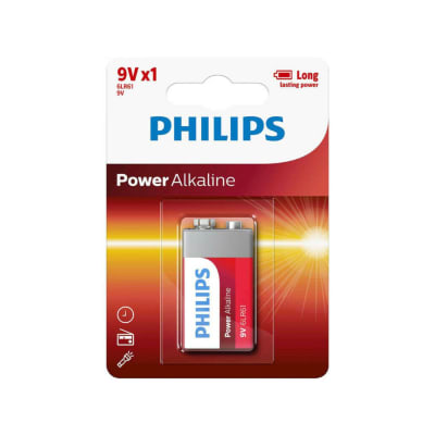 PHILIPS ALKALINE 9V 1PCS PHILIPS ALKALINE 9V 1PCS