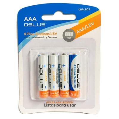PILA AAA ALCALINA DBLUE DBPLR03 PILA AAA ALCALINA DBLUE DBPLR03