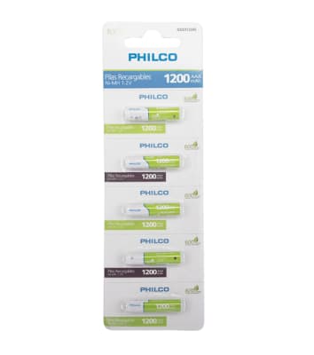 PILA AAA RECARGABLES PHILCO 1200 MAH