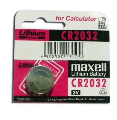 PILA CR2032 MAXELL PARA CALCULADORAS RELOJES PLACAS MADRE