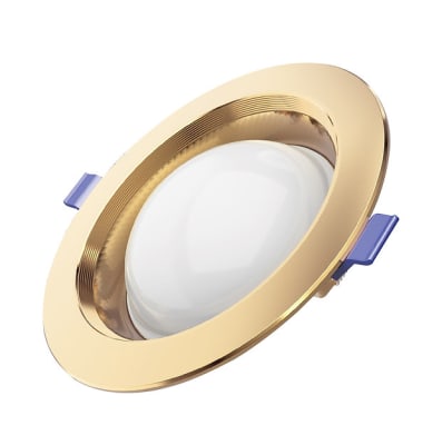 PLAFON SATURNO 3W 6500K BLANCO FRIO GOLD COLOR
