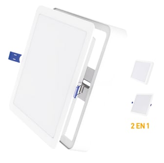 PLAFON MIXTO CUAD. SUNLIGHT WELLMAX 18W