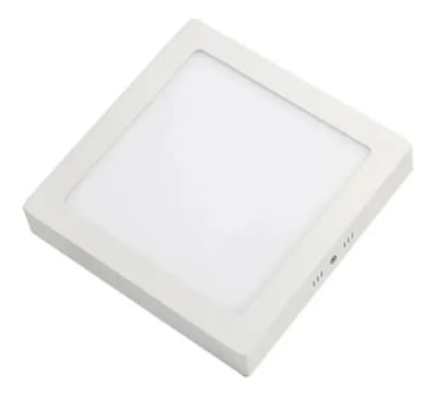 PLAFON SOBREPUESTO CUADRADO 18 W LUZ FRIA