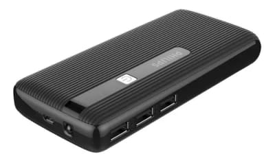 CARGADOR PORTATIL PHILIPS 10000 MAH NEGRO 3 PUERTOS USB CARGADOR PORTATIL PHILIPS 10000 MAH NEGRO 3 PUERTOS USB