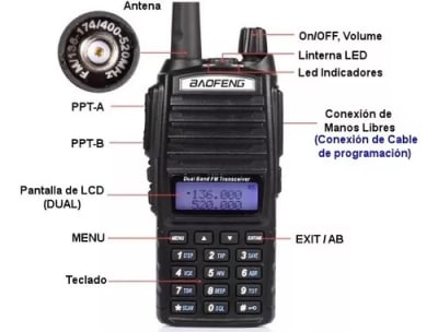 RADIO 2 VIAS 1 WATT BAOFENG