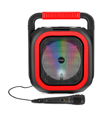 PARLANTE KARAOKE 765RD 6.5 PHILCO ROJO