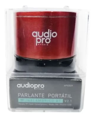 PARLANTE CUBO BLUETOOTH PORTATIL AUDIOPRO ROJO PARLANTE CUBO BLUETOOTH PORTATIL AUDIOPRO ROJO