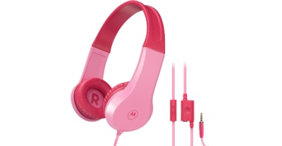 AUDIFONO MOTOROLA JR 200 CON CABLE MANOS LIBRES ROSADO