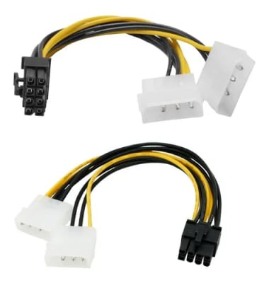 CABLE 2 X 4 PINES A 8 PINES PARA VIDEO