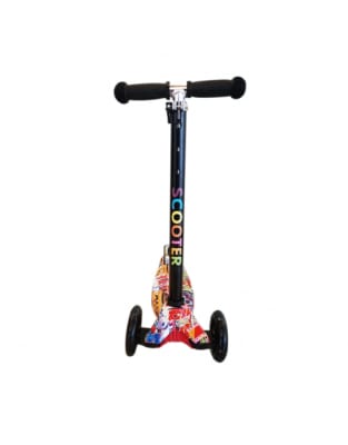 SCOOTER 4 RUEDAS CON LUZ DISEÑO