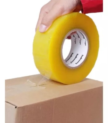 Cintas Embalajes Rollos 200 Mts 45mm Color Transparente Cintas 52 Micrones HP1048