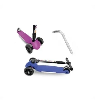 SCOOTER 4 RUEDAS CON LUZ DBG387 PINK