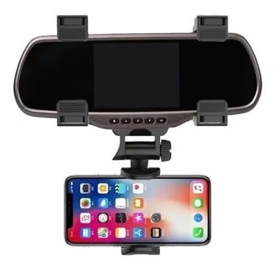 SOPORTE SMARTPHONE PARA ESPEJO RETROVISOR AUTO