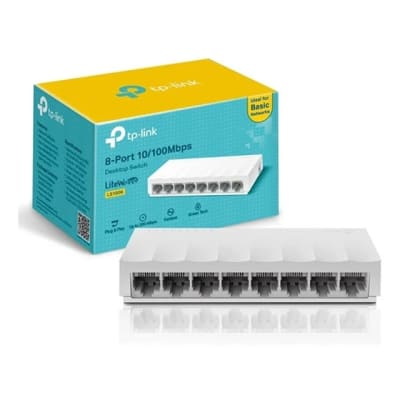 SWITCH TPLINK LS1008 8-PORT 10/100MBPS DESKTOP