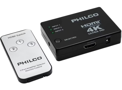 SWITCH HDMI 3X1 4K ULTRA HD CON CONTROL