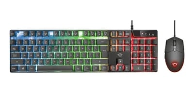 TRUST GXT 838 AZOR COMBO TECLADO + MOUSE GAMER PC LAPTOP 