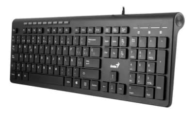 TECLADO ALÁMBRICO USB SLIMSTAR 230 BLANCO Y NEGRO TECLADO ALÁMBRICO USB SLIMSTAR 230 BLANCO Y NEGRO