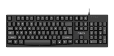 TECLADO ALAMBRICO PHILIPS NEGRO K214 TECLADO ALAMBRICO PHILIPS NEGRO K214
