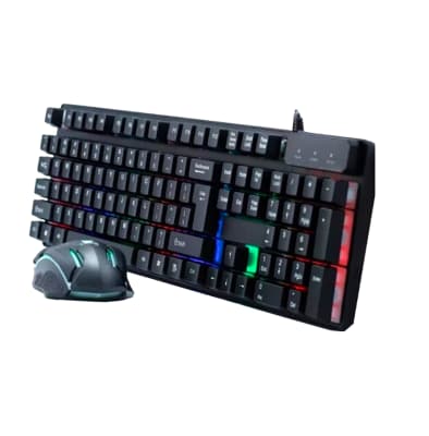 COMBO GAMER CMK-188 TECLADO Y MOUSE RETROILUMINADO DM COMBO GAMER CMK-188 TECLADO Y MOUSE RETROILUMINADO DM