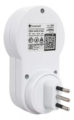 POWERLAB TIMER DIGITAL SEMANAL 2000W 24/7
