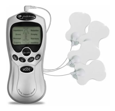 Gimnasia Pasiva + Conexion 4 Electrodos Masajeador Tonifica ST-688