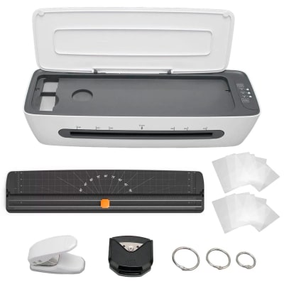 TERMOLAMINADORA PORTATIL DE OFICINA - 6 EN 1