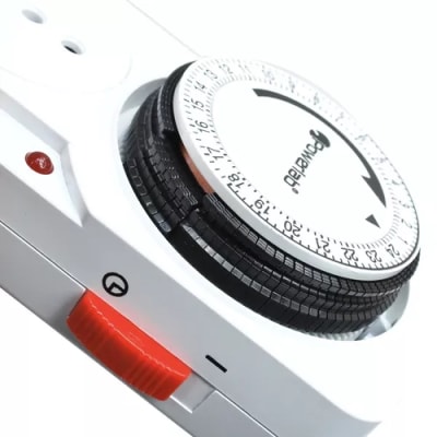 POWERLAB TIMER ANALOGO DIARIO 2000W 24HORAS