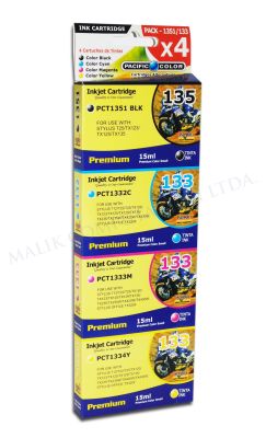 PACK 4 CARTUCHOS 133-135 ALTERNATIVOS EPSON