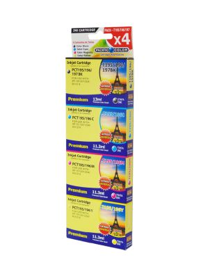 PACK 4 CARTUCHOS EPSON 195 196 197 PACK 4 CARTUCHOS EPSON 195 196 197