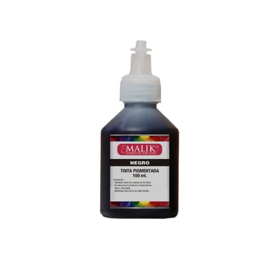 TINTA PIGMENTADA UNIVERSAL NEGRO 100 ML PREMIUM CALIDAD