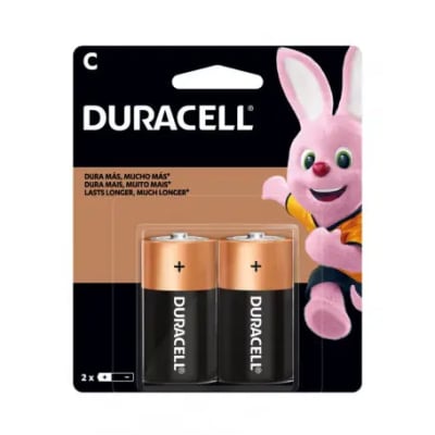 PILA DURACELL TIPO C PACK 2