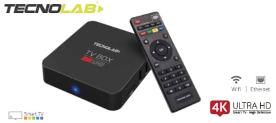 SMART TV BOX ANDROID 9, 2+16 GB TECNOLAB SMART TV BOX ANDROID 9, 2+16 GB TECNOLAB