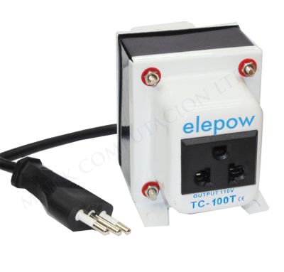 TRANSFORMADOR 100w 220v a 110V CON TIERRA