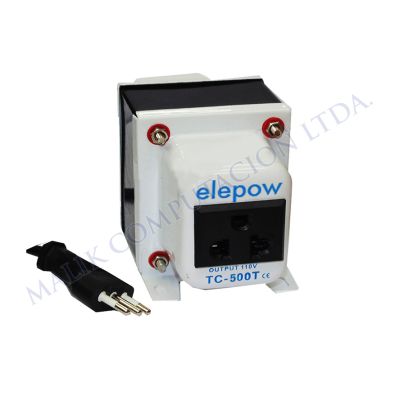 TRANSFORMADOR 500w 220V a 110V CON TIERRA