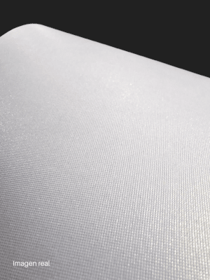 Papel Perlado Blanco con Textura Tela 20 Hojas A4