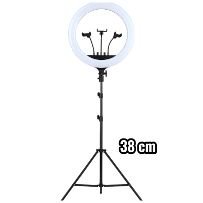Aro de Luz LED 38cm LJJ-38 + Trípode Profesional I8899