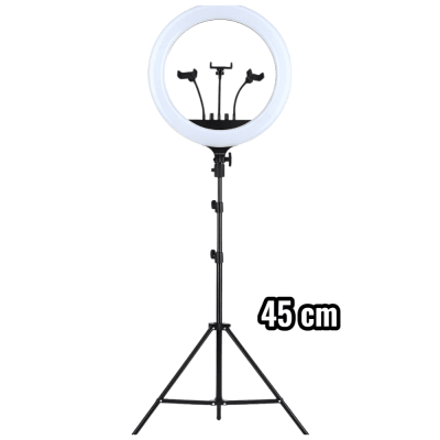 Aro de Luz LED 45cm Ljj-45 + Trípode Ajustable l8899 - Kit Profesional