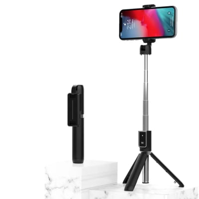 MONOPOD BLUETOOTH P50 CON TRIPODE NEGRO