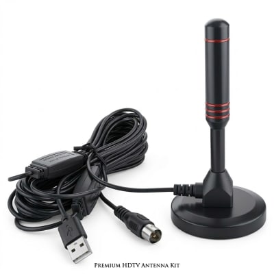 Antena Digital TV HD SG-3002 - Con USB y Cable Coaxial