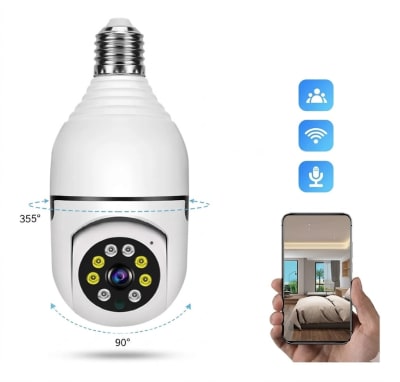CAMARA SEGURIDAD TIPO AMPOLLETA TECNOLAB FULL HD TL838