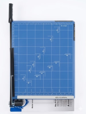 Guillotina de Palanca A3 Aprait PC-18 - Base de Metal Azul