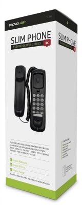 TELEFONO TECNOLAB DE SOBREMESA O GONDOLA NEGRO TL480BK