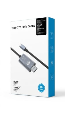 Cable USB C a HDMI 4K 2 Metros - Para Laptop y Celular