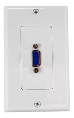 PLACA DE MURO 1 PUERTO VGA 8553 MURALLA VGA HEMBRA