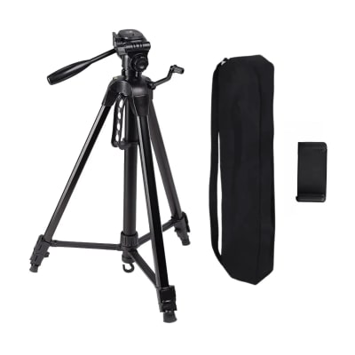 Trípode Fotográfico Weifeng WT3540 1.58m con Bolso - Negro